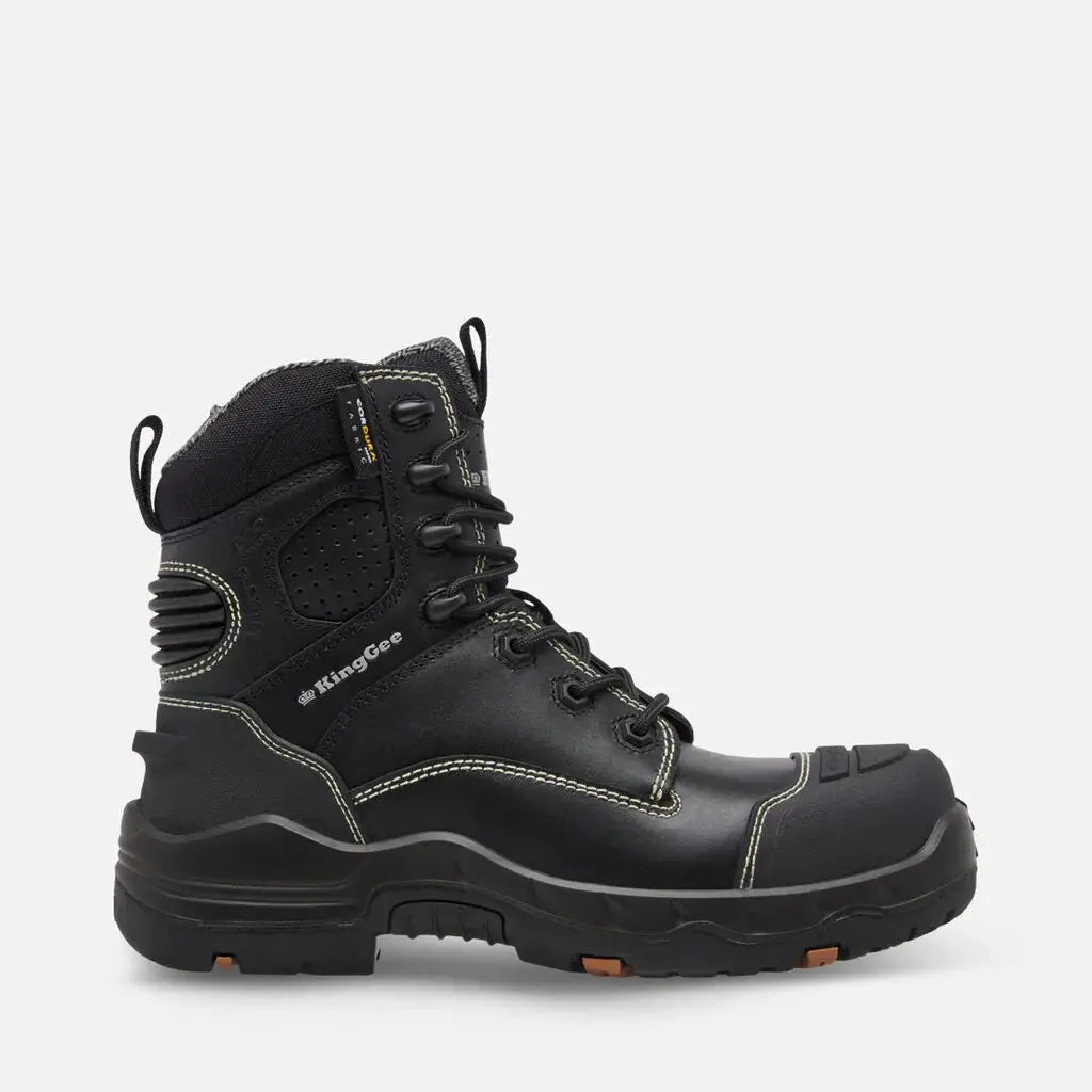 KingGee Women's Onyx 6CZ Composite Toe Black Work Boot K28004 Metro Workwear